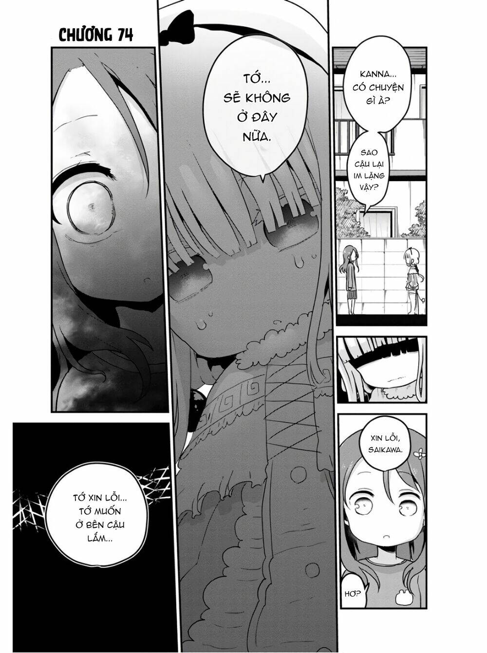 cuộc sống trả ơn của nàng rồng tohru! chapter 74: \"kanna và saikawa\" - Next chapter 75: \"kanna và trò chơi khăm\"